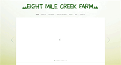 Desktop Screenshot of eightmilecreekfarm.com